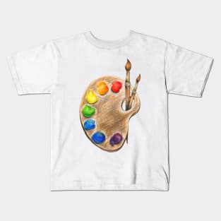 Art Palette Kids T-Shirt